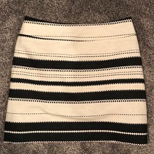 Black and white skirt